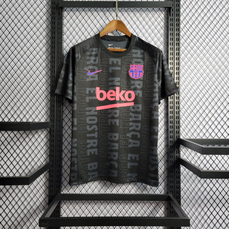 Camisa Europeu Pré-jogo Barcelona 2021/22 Torcedor - Masculina