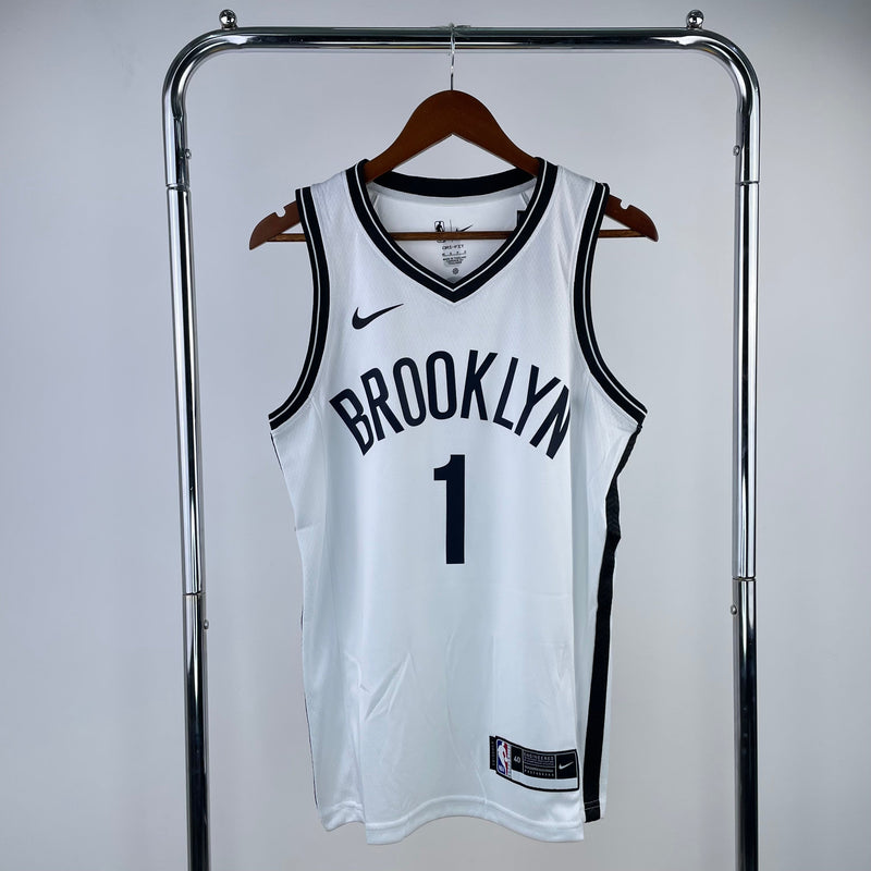 Regata Brooklyn Nets Branca 2020/21 Swingman - Association Edition