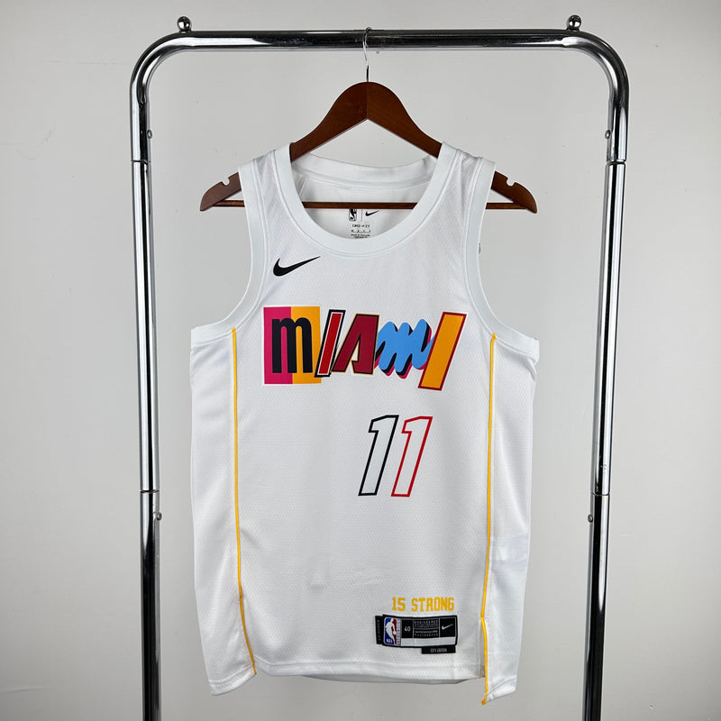 Regata Miami Heat Branca Swingman 22/23 - City Edition
