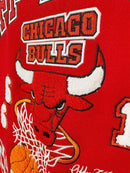 Jaqueta Off-White c/o Chicago Bulls Varsity Patchwork