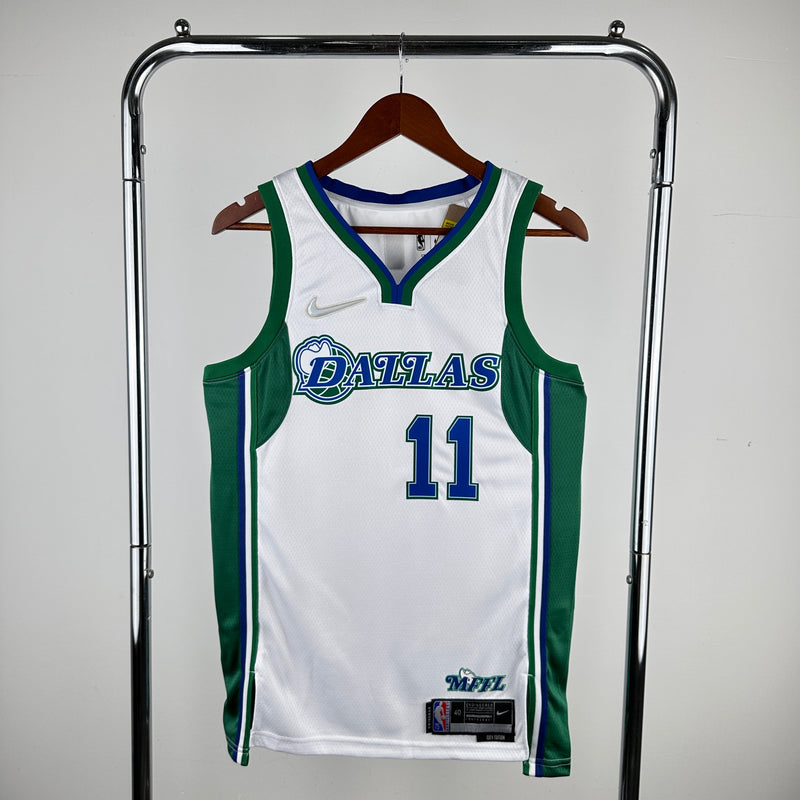 Regata Dallas Mavericks Branca Swingman 2021/22 - 75th Anniversary Edition