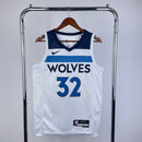 Regata Minnesota Timberwolves Branca Swingman - Association Edition