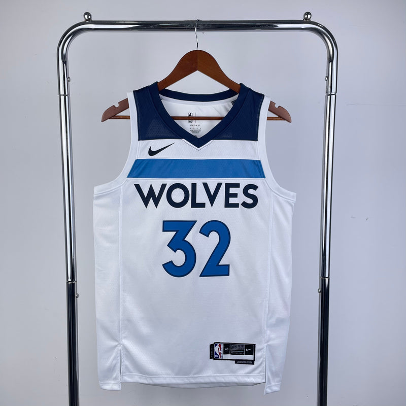 Regata Minnesota Timberwolves Branca Swingman - Association Edition