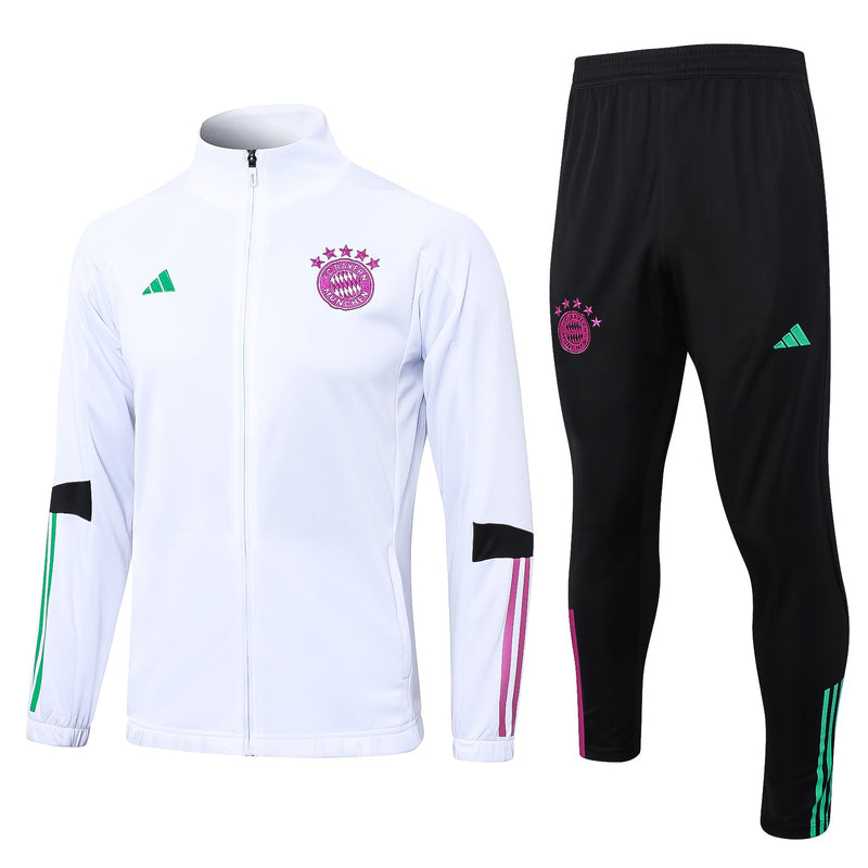Agasalho Bayern de Munique Branco 2023/24 - Masculino