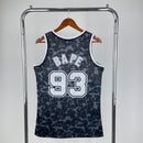 Regata BAPE x Mitchell & Ness Brooklyn Nets Preta ABC Basketball Swingman 1993 - Hardwood Classics